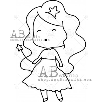 Rubber stamp ID-1003 "fairy1"