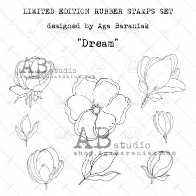 ID-47 Rubber stamps set "Dream"