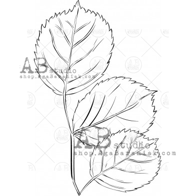 Rubber stamp ID-1061 "twig"