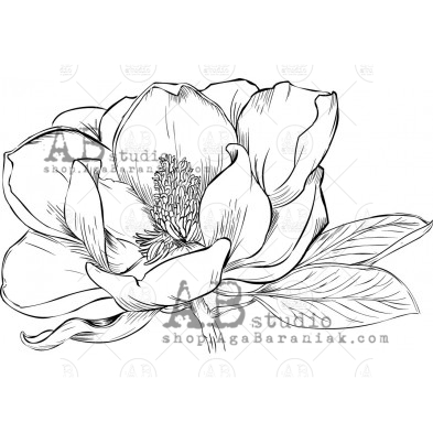 Stempel gumowy ID-1096 "magnolia"