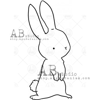 Rubber stamp ID-1044 "hare"