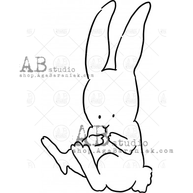 Rubber stamp ID-1043 "hare"