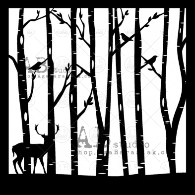 Stencil ID-315 "trees"