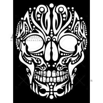 Stencil ID-323 "small skull"