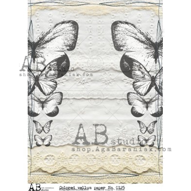 Colored vellum paper 0125 with Mimamolina