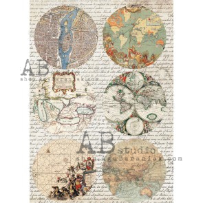 Papier do decoupage 0175 decoupage A4 ABstudio
