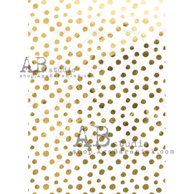 Gold decoupage paper 0200 ABstudio A4