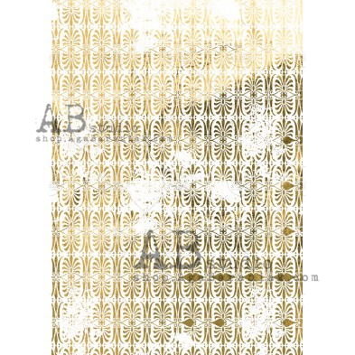 Złoty papier do decoupage 0201 decoupage A4 ABstudio