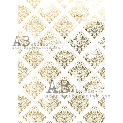 Gold decoupage paper 0206 ABstudio A4