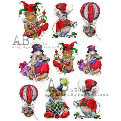 Graphic 45 Paper Le Cirque Collection 12x12 Scrapbook Paper Circus Par –  Everything Mixed Media