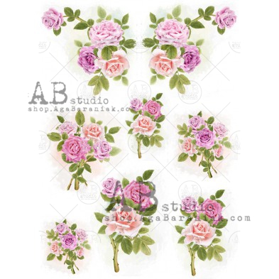 Decoupage paper 0238 roses