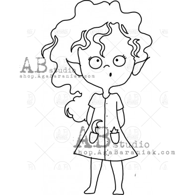 Rubber stamp ID-1134 "fairy2"
