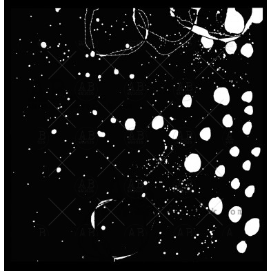 Stencil ID-346 Mimamolina "mixmedia cosmos"