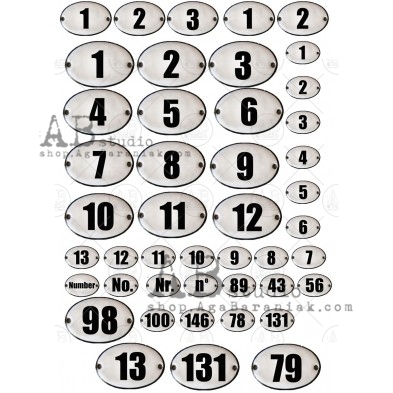 Decoupage rice paper 0381 numbers