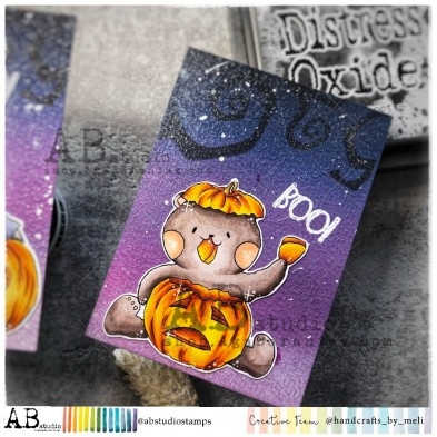Rubber stamp ID-925 "halloween  animals"
