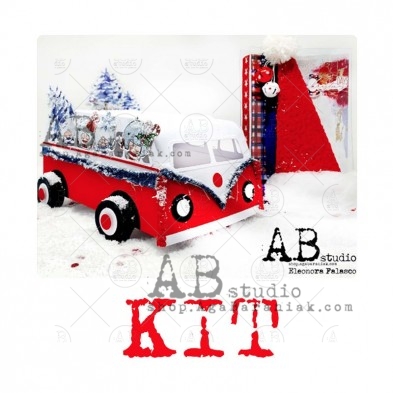 KIT id-0001 "Christmas BIBA's VAN & mini-album"