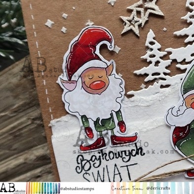 Rubber stamp ID-1267 christmas sprite