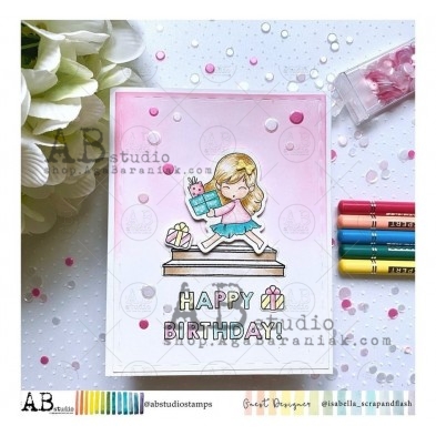 Rubber stamp ID-1255 christmas fairy2