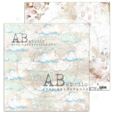 Papier scrapbooking "Blissful  dream" - arkusz 6 - Cotton Candy - 30x30