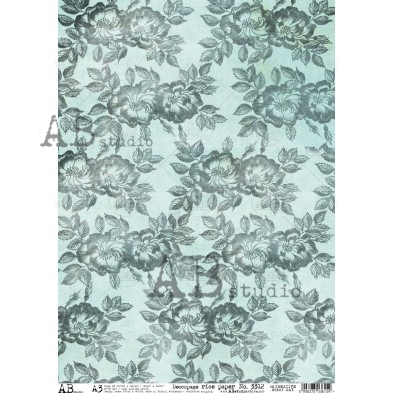 Decoupage XL Rice paper A3 No.3312 large for furniture