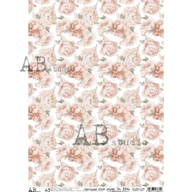 Decoupage XL Rice paper A3 No.3386 large for furniture