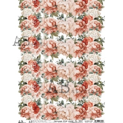 Decoupage XL Rice paper A3 No.3387 large for furniture