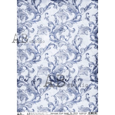 Decoupage XL Rice paper A3 No.3408 large for furniture