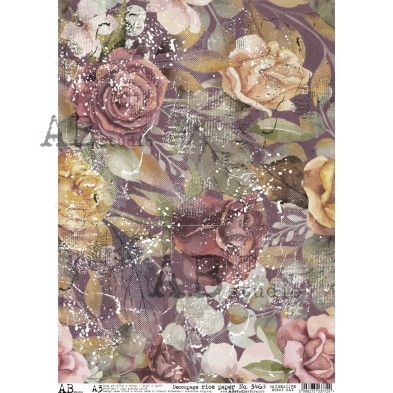Decoupage Rice paper A3 No.3469 large for furniture