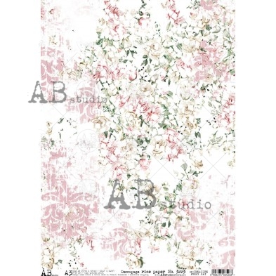 Decoupage XL Rice paper A3 No.3223 large for furniture