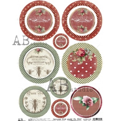 Christmas Rice paper A3 No.3167 large decoupage