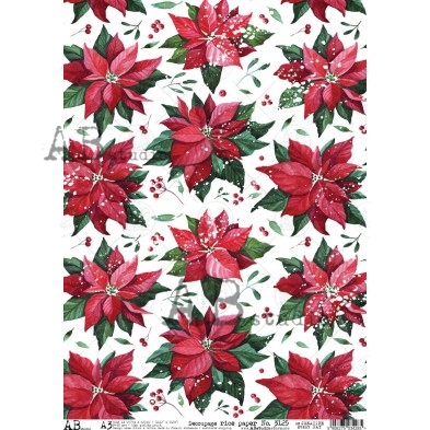 Christmas Rice paper A3 No.3125 large decoupage