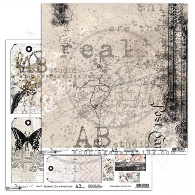 Papier scrapbooking "Dreamland" - arkusz 6 - Incredible adventure - 30x30