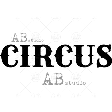 Stempel gumowy ID-1482 napis circus