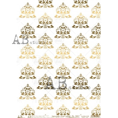 Rice paper A3 ID-3817 - gold