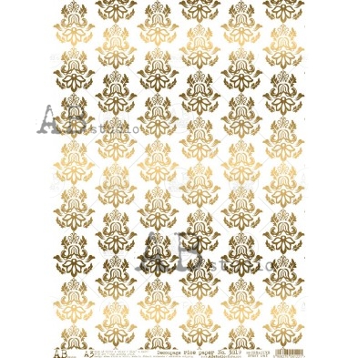 Rice paper A3 ID-3819 - gold