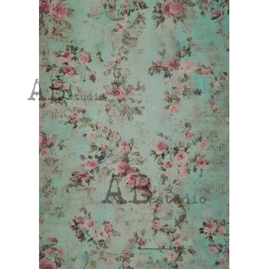 Papier ryżowy A4 ID-1791 shabby wallpaper