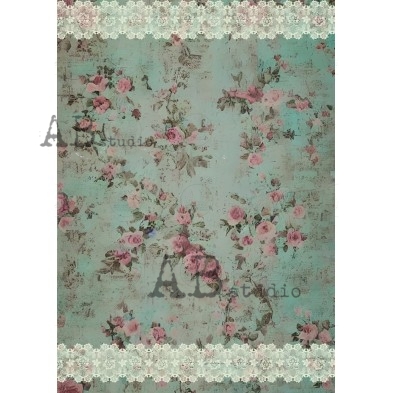 Rice paper A4 ID-1794 shabby wallpaper