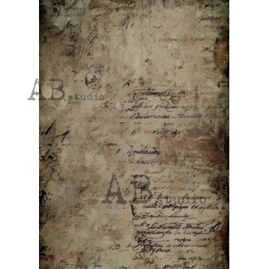 Rice paper A4 ID-1799 vintage wall