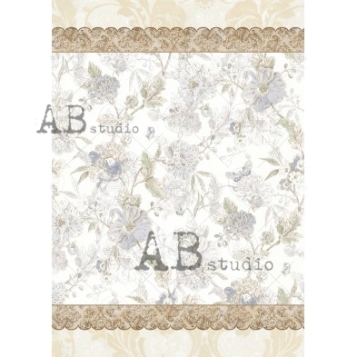 Rice paper A4 ID-1809 shabby wallpaper