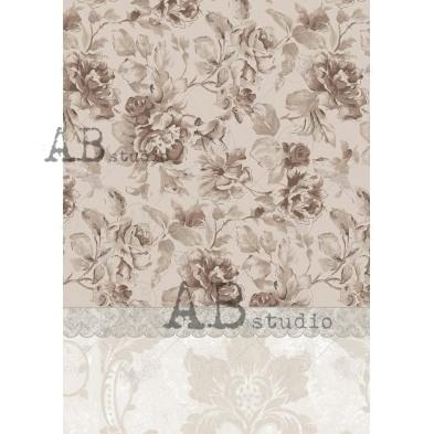 Rice paper A4 ID-1814 shabby wallpaper