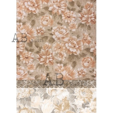 Rice paper A4 ID-1815 shabby wallpaper
