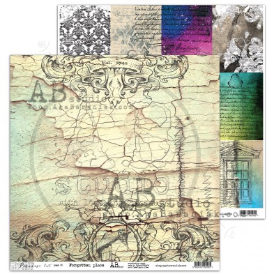 Scrapbooking paper "Paradise Lost" 10/11 - Forgotten Place-12'x12'