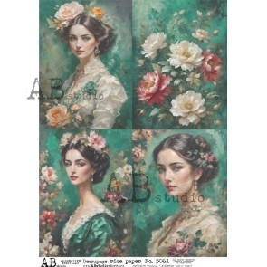 Papier decoupage ryżowy A4...