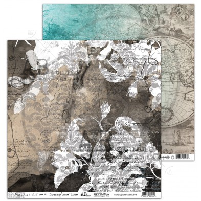 Scrapbook paper "Paradise Lost" 15/16 -  Road To Paradise - 12'x12'