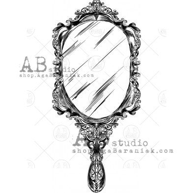 Rubber stamp ID-468 " mirror"