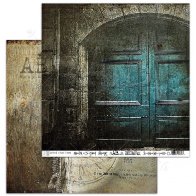 Papier scrapbooking "Behind closed doors" - arkusz 1 -  Behind closed doors - 30x30
