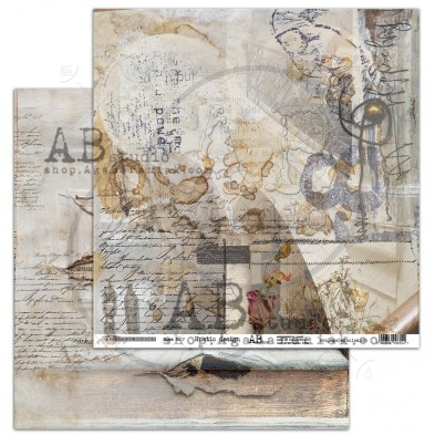 Papier scrapbooking "Rustical journey" - arkusz 7 - Rustical design - 30x30