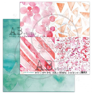 Scrapbooking paper"Over the rainbow" - sheet 2 - Water area- 12'x12'