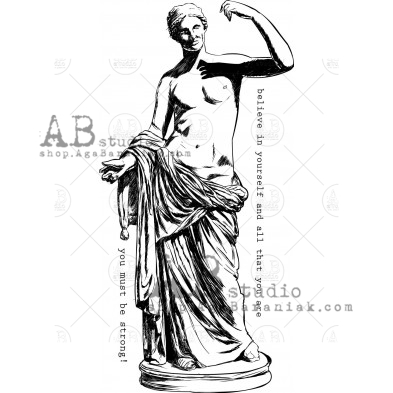 Stempel gumowy ID-546 "grecka rzeźba"