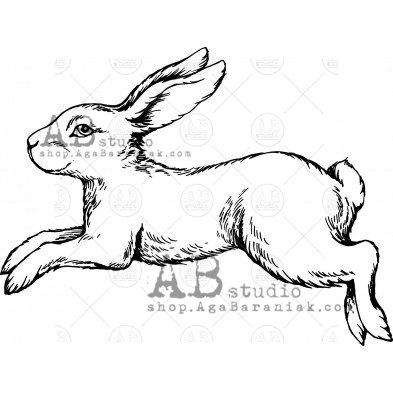 Rubber stamp ID-550 "hare"